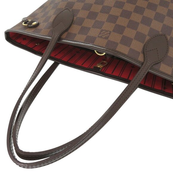 LOUIS VUITTON Brown Damier Neverfull PM Tote Bag - Picture 8 of 10